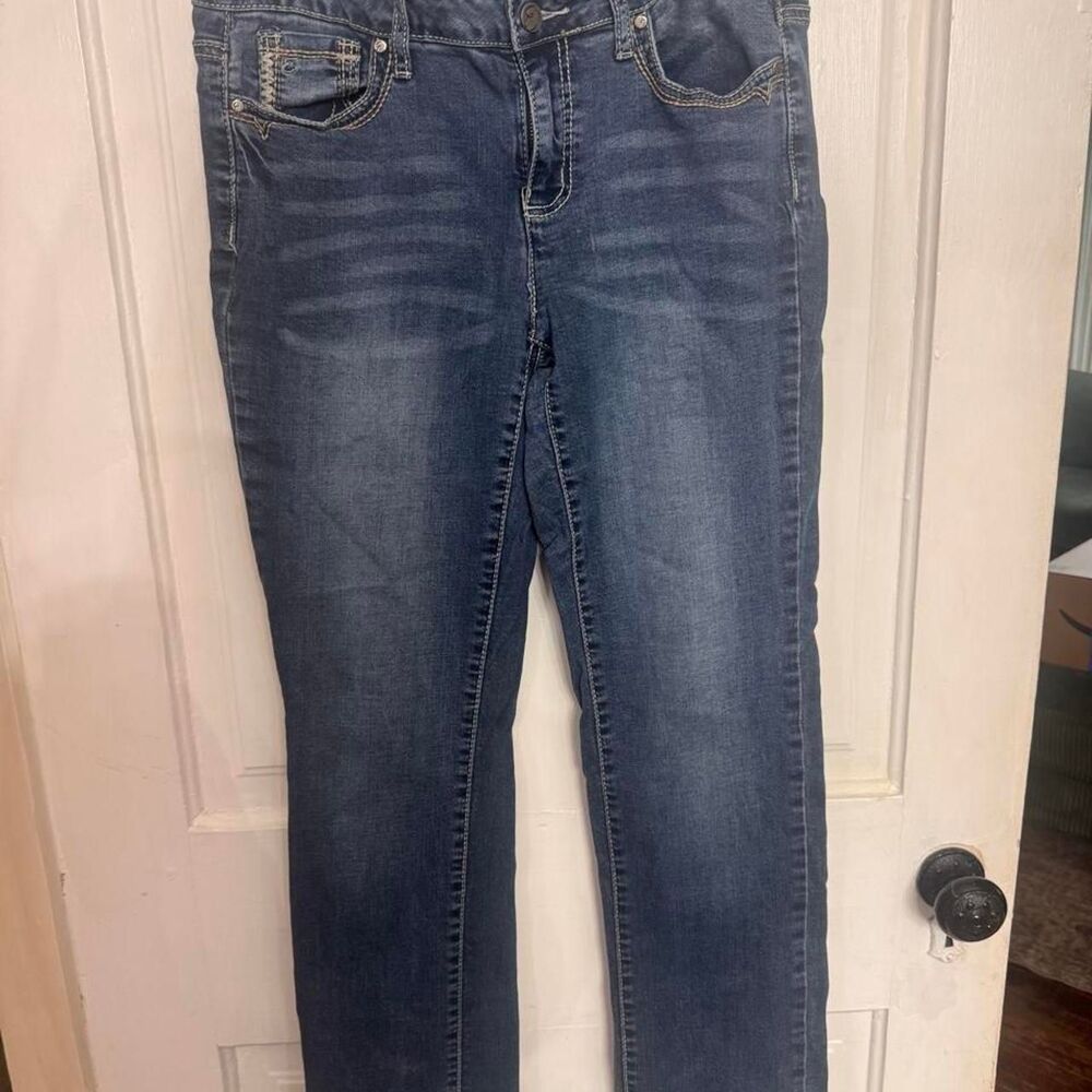 Earl-jean Women's Blue and Navy Jeans